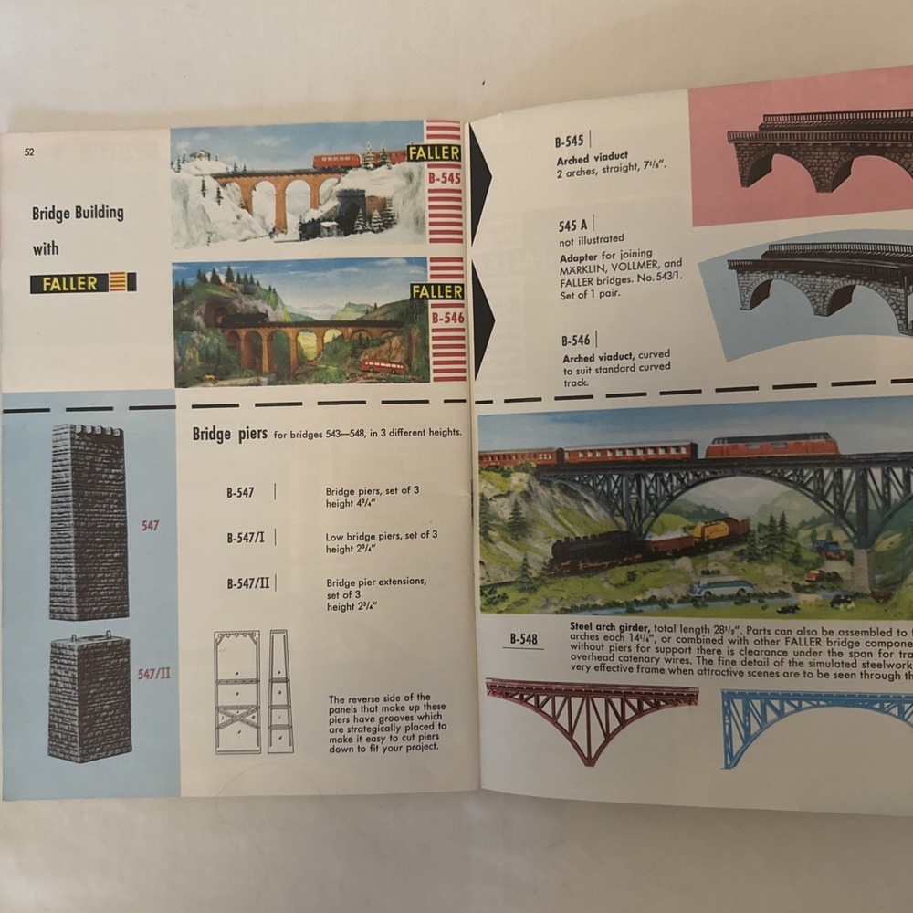 Original Faller Model Manufacturer Catalog Brochure 1961/62 65 Page catalogue - Picture 3 of 6